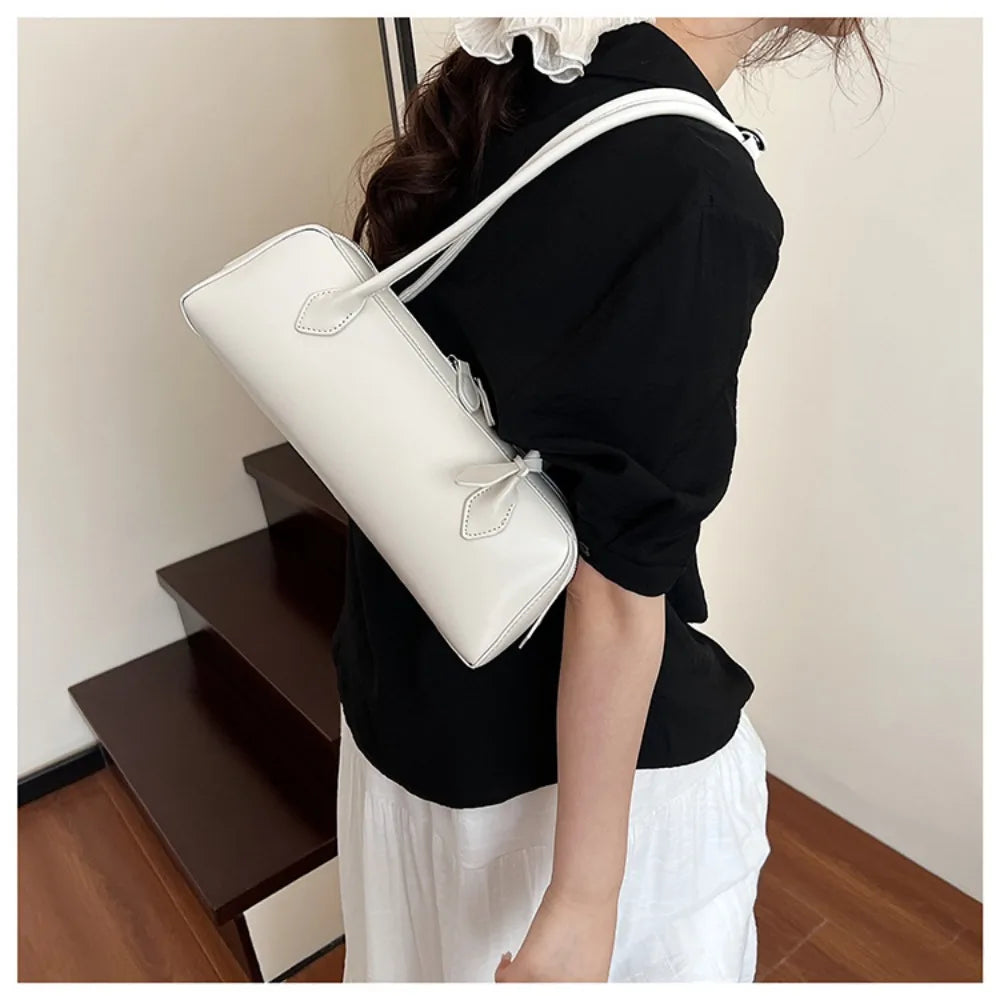 Long-Handle Baguette Retro Shoulder Tote