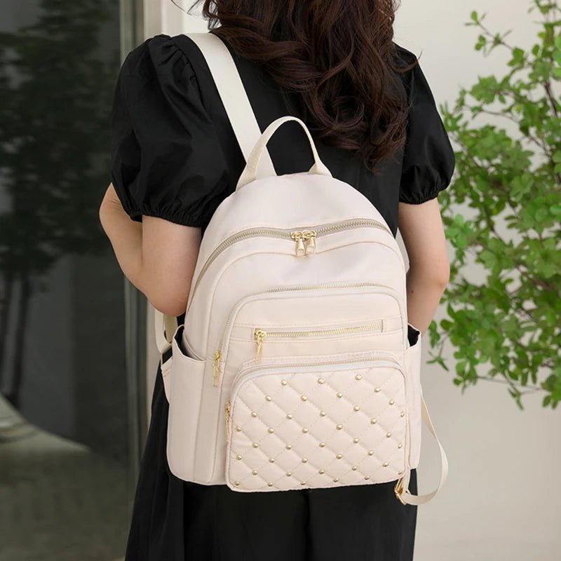 Fashion Bagpack Women High Quality Nylon Backpacks Female Big Travel Back Pack Large School Bags for Teenage Girls Shoulder Bag - Nitamoje