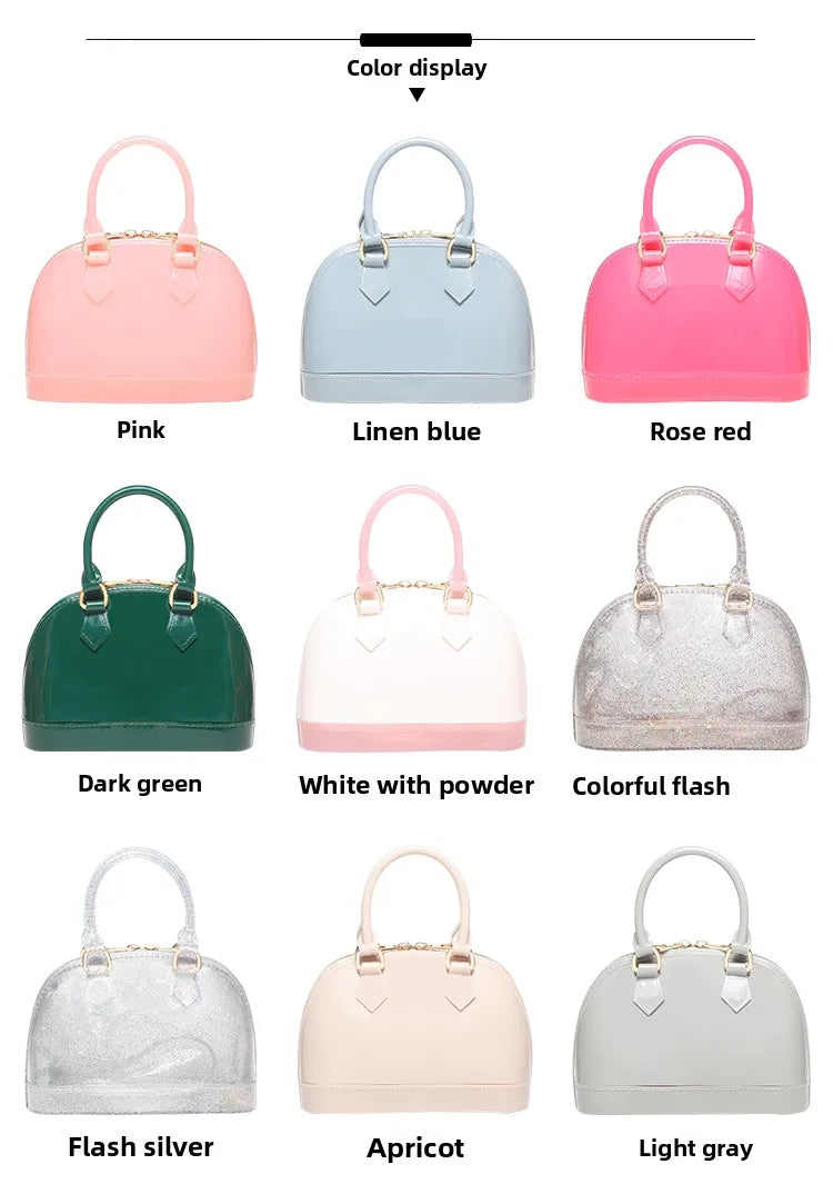Transparent Candy Jelly Crossbody Bag