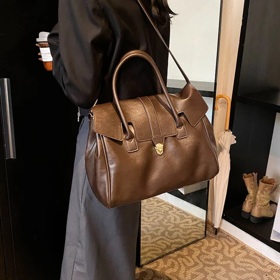 Luxury Large Capacity Boston Shoulder Bag