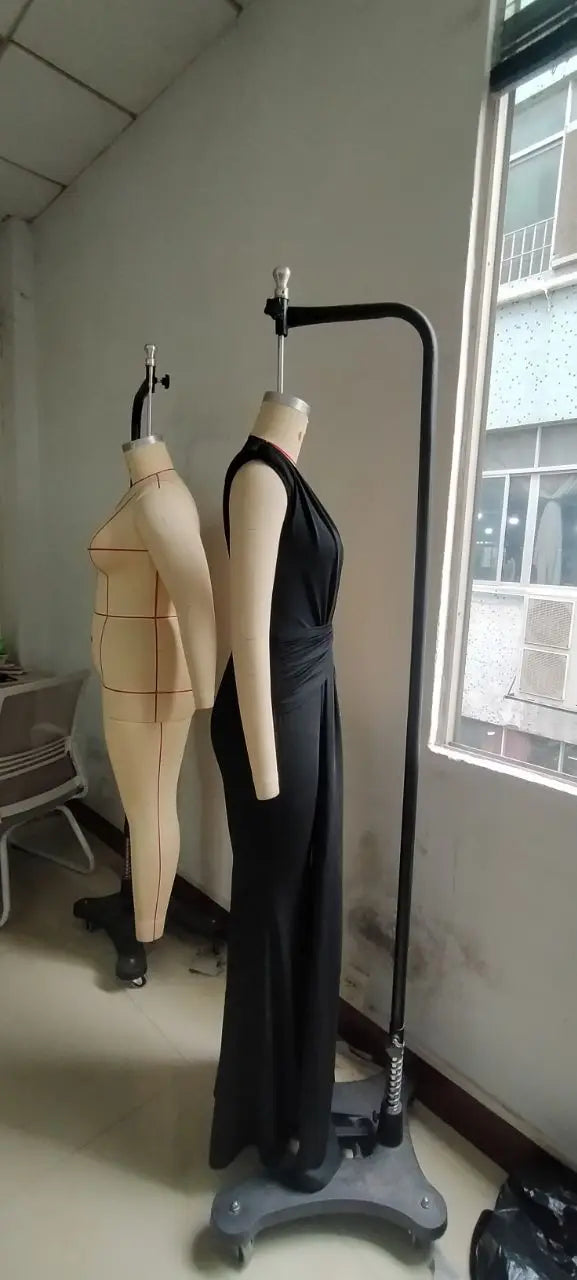 Dress Women Long Dresses Deep V Neck Sleeveless Solid flattering Fit Tight Waist elegant Elegant Splice Hip Wrap Temperament Vestidos