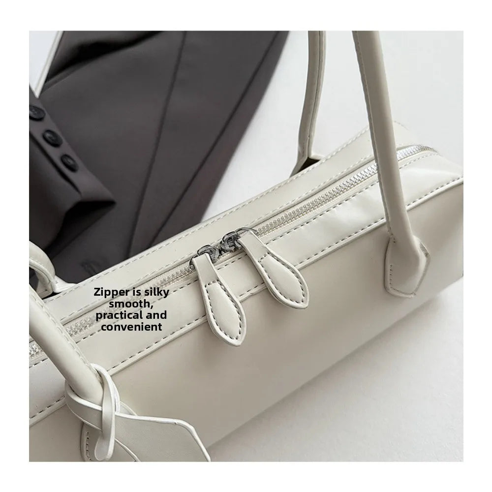Long-Handle Baguette Retro Shoulder Tote