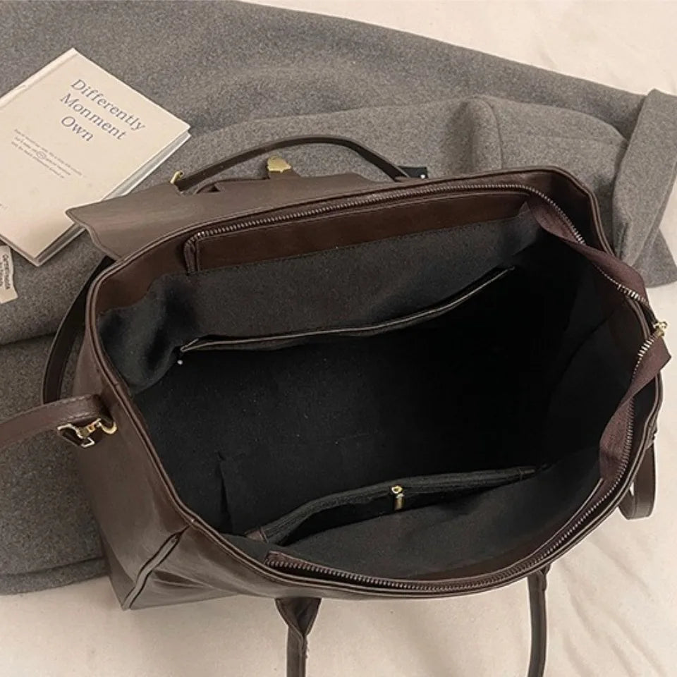 Luxury Large Capacity Boston Shoulder Bag