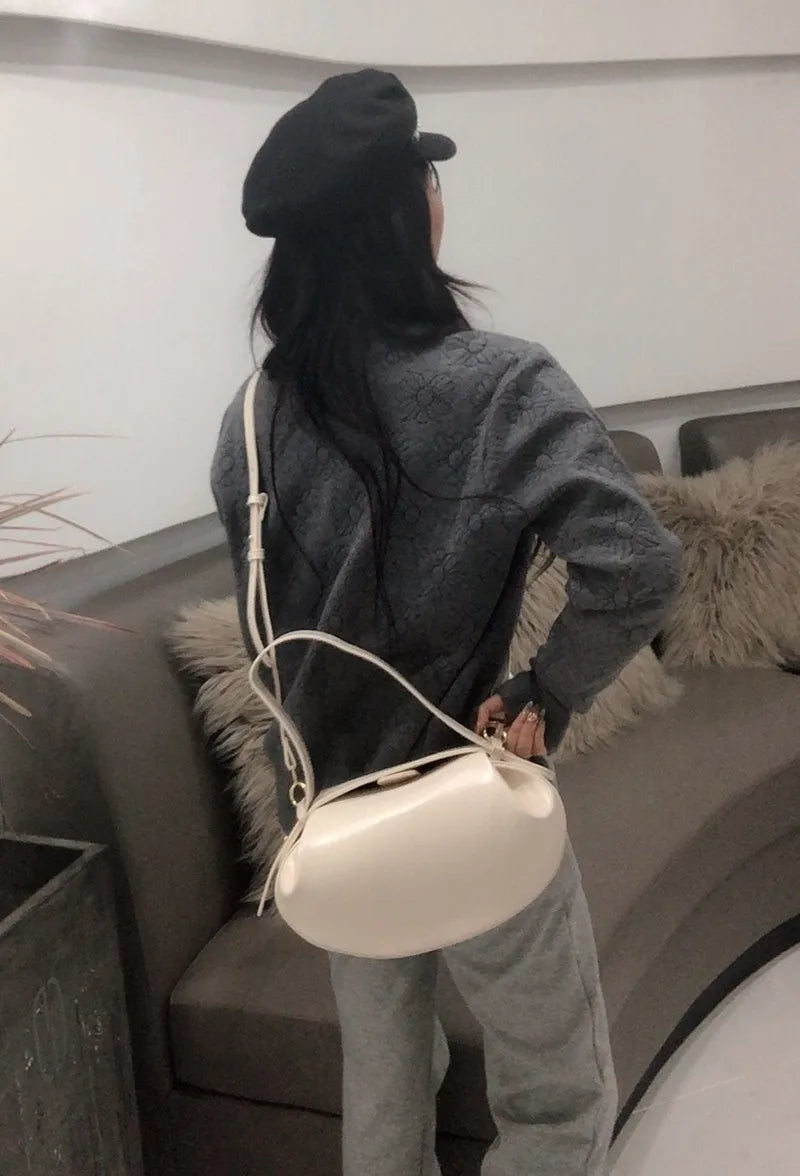 Women's PU Leather Crossbody Armpit Bag