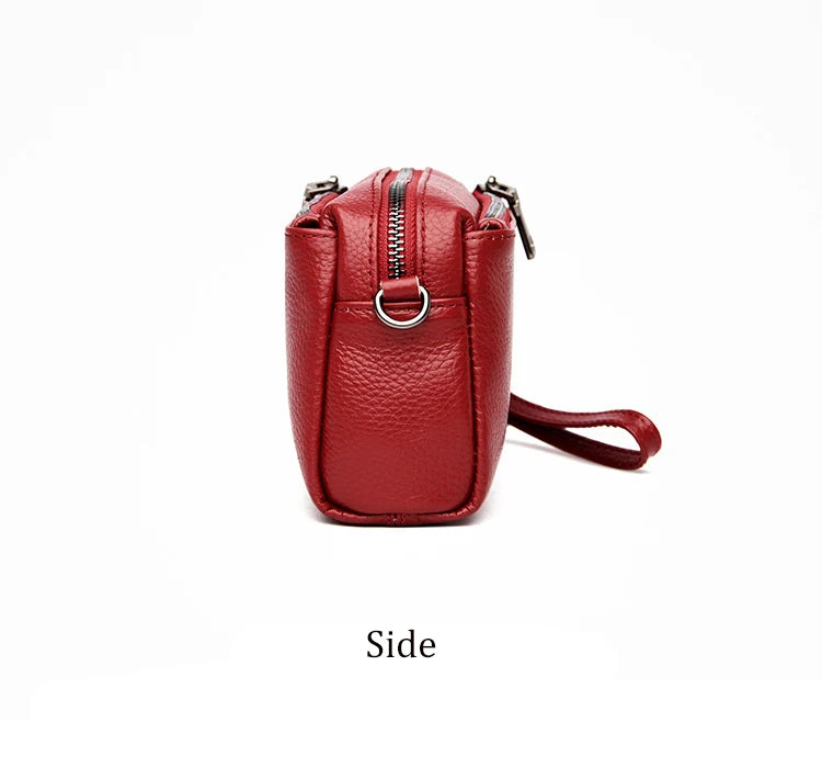 Genuine Cowhide Leather Shoulder Bag