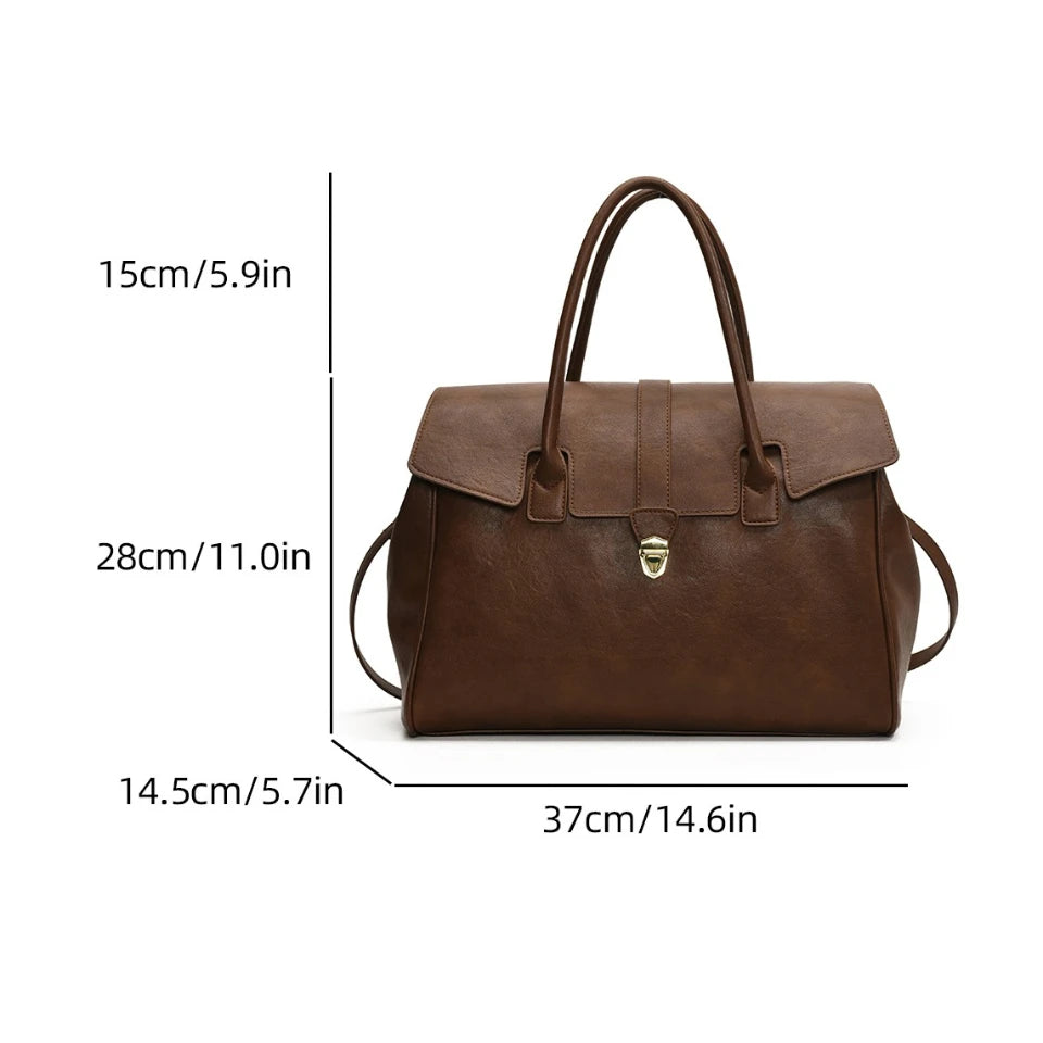 Luxury Large Capacity Boston Shoulder Bag