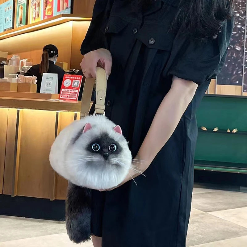 Siamese Cat Underarm Shoulder Bag