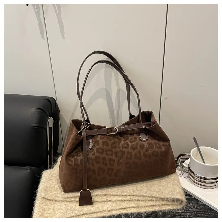 Leopard Print Shoulder Bag