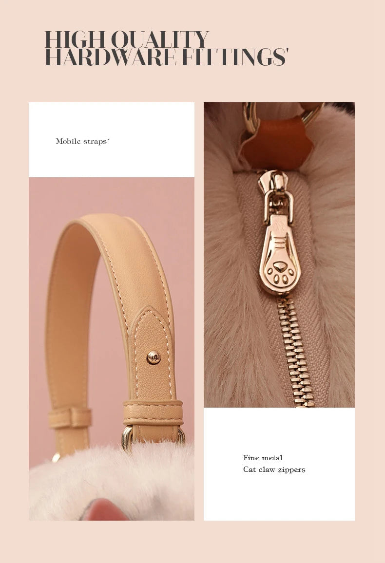 Siamese Cat Underarm Shoulder Bag