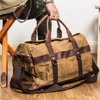 Fashion Genuine Leather Travel Duffle Bag