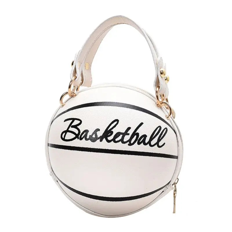 Personality Fun Pink Ins Versatile Chain Football Basketball Shoulder Bag