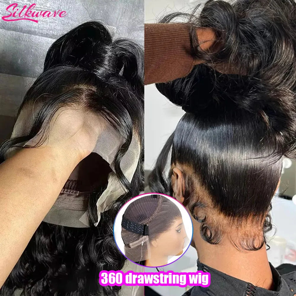 Glueless 360 Full Lace Drawstring Wig