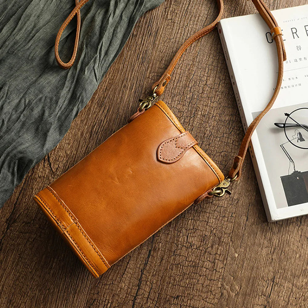 Quality Genuine Leather Crossbody Phone Purse