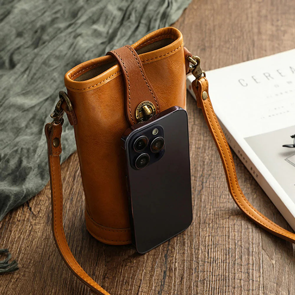 Quality Genuine Leather Crossbody Phone Purse