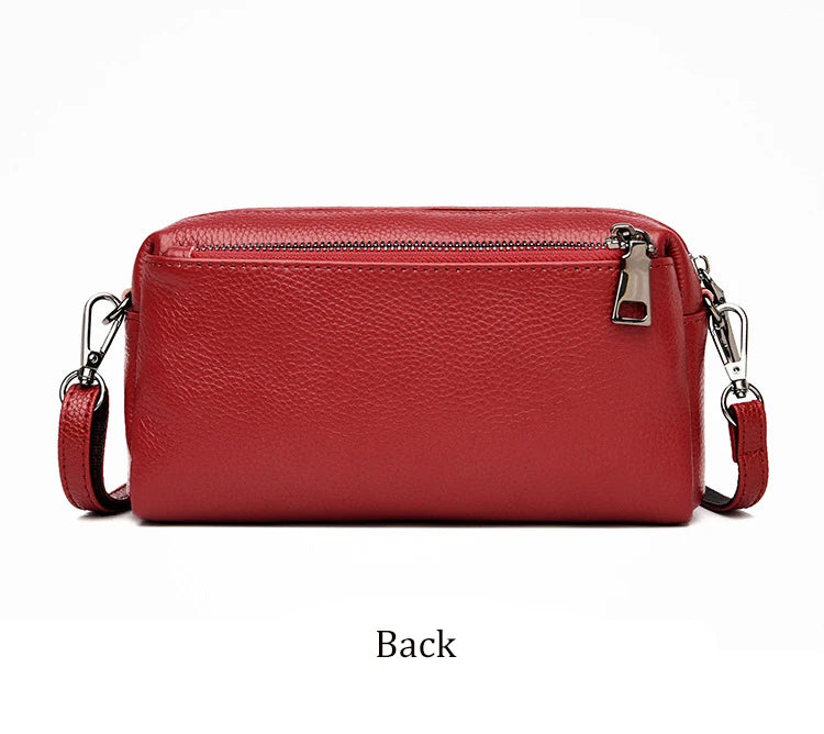Genuine Cowhide Leather Shoulder Bag