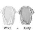 2-Pack Cotton Couple T-Shirts | Unisex Short Sve Tees