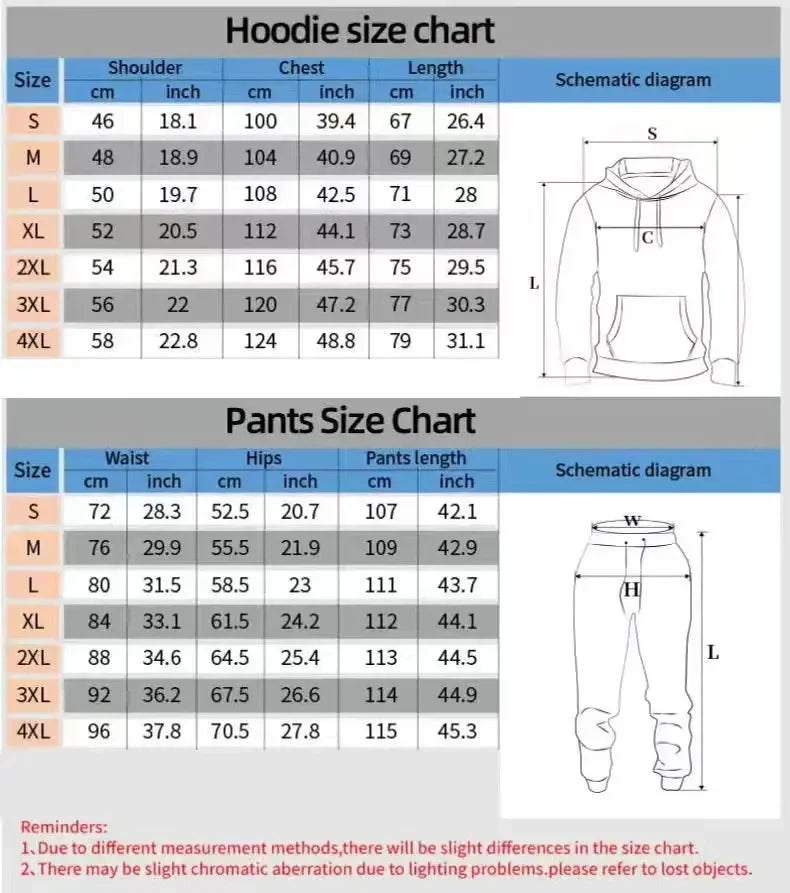 Couples Solid Color Hoodie & Sweatpants Set