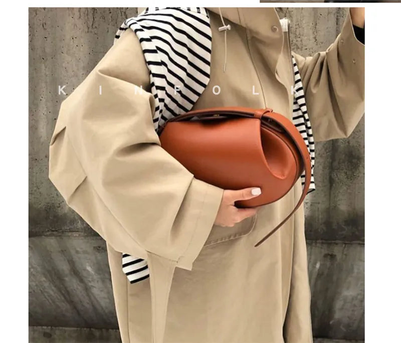 Women's PU Leather Crossbody Armpit Bag