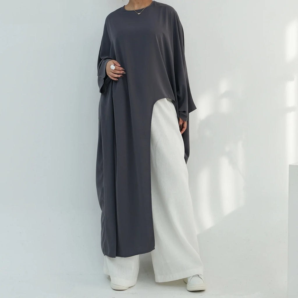 Elegant Irregular Muflattering Maxi Blouse