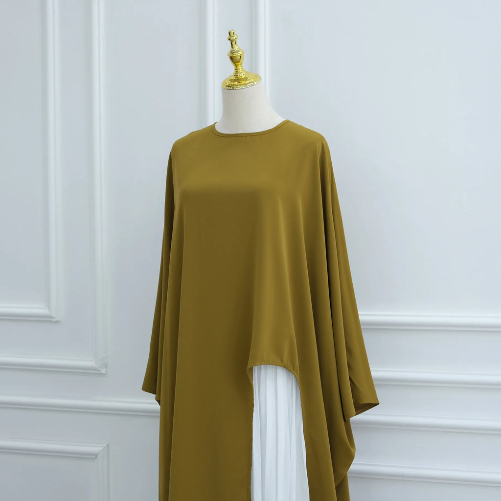 Elegant Irregular Muflattering Maxi Blouse