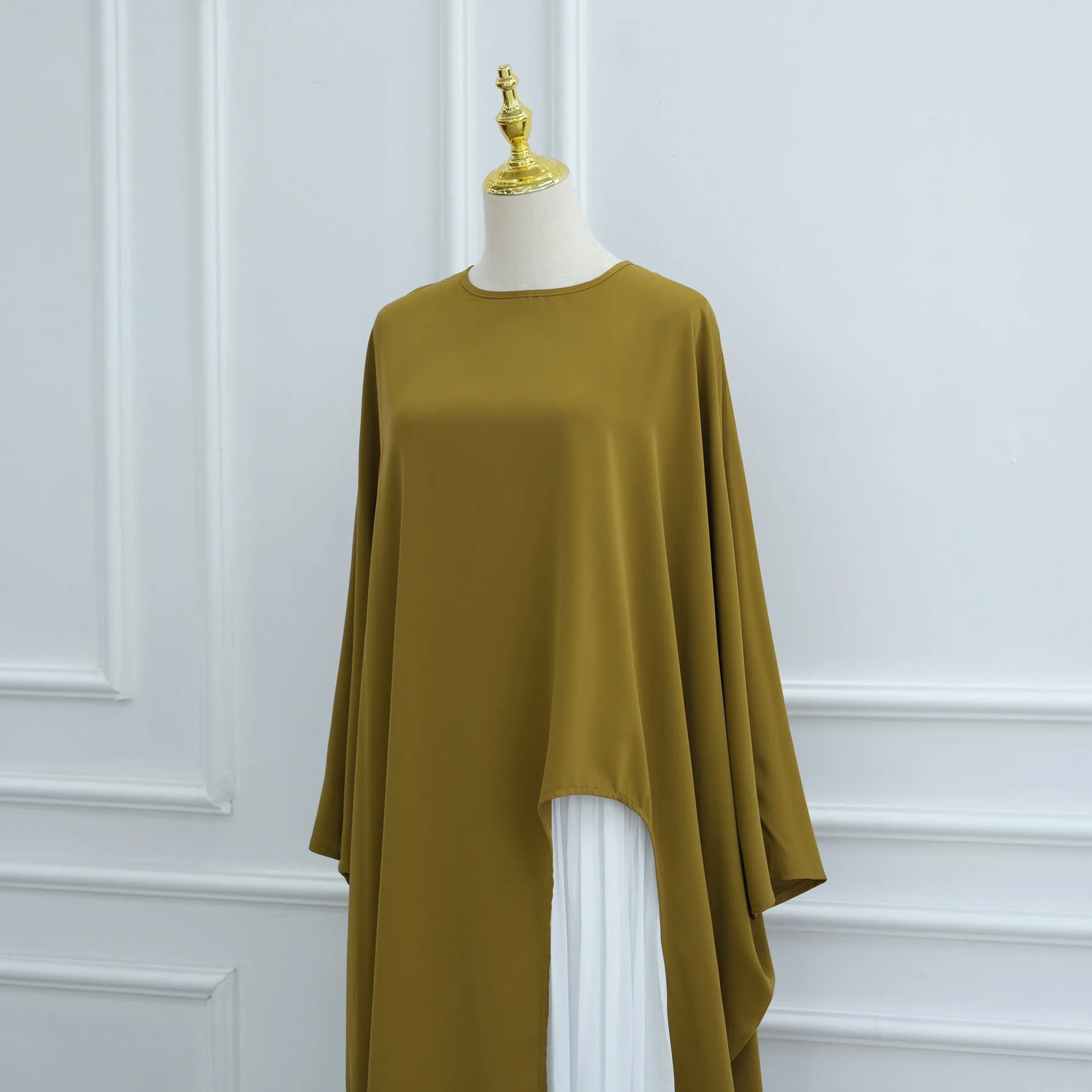 Elegant Irregular Muflattering Maxi Blouse