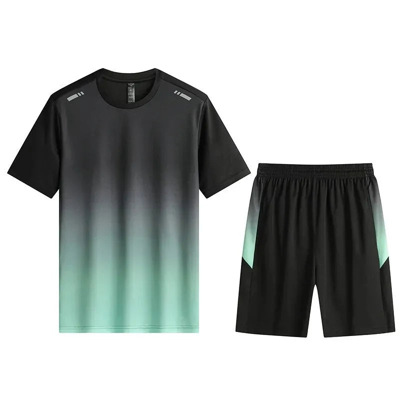 Men's Leisure Running T-Shirt & Shorts