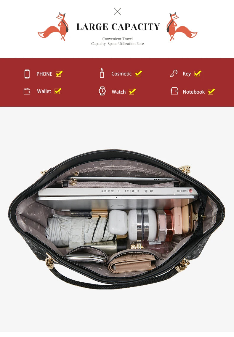 Genuine Leather Elegant Luxury Tote Bag