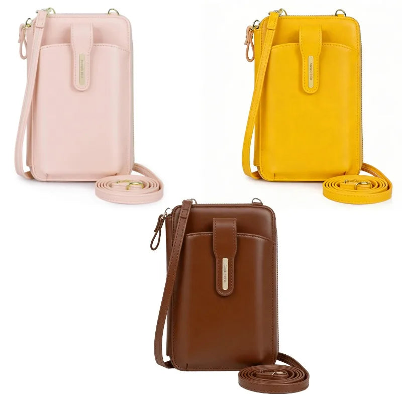 Mini Waterproof Leather Crossbody Phone Bag