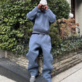 Couples Solid Color Hoodie & Sweatpants Set
