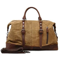 Fashion Genuine Leather Travel Duffle Bag
