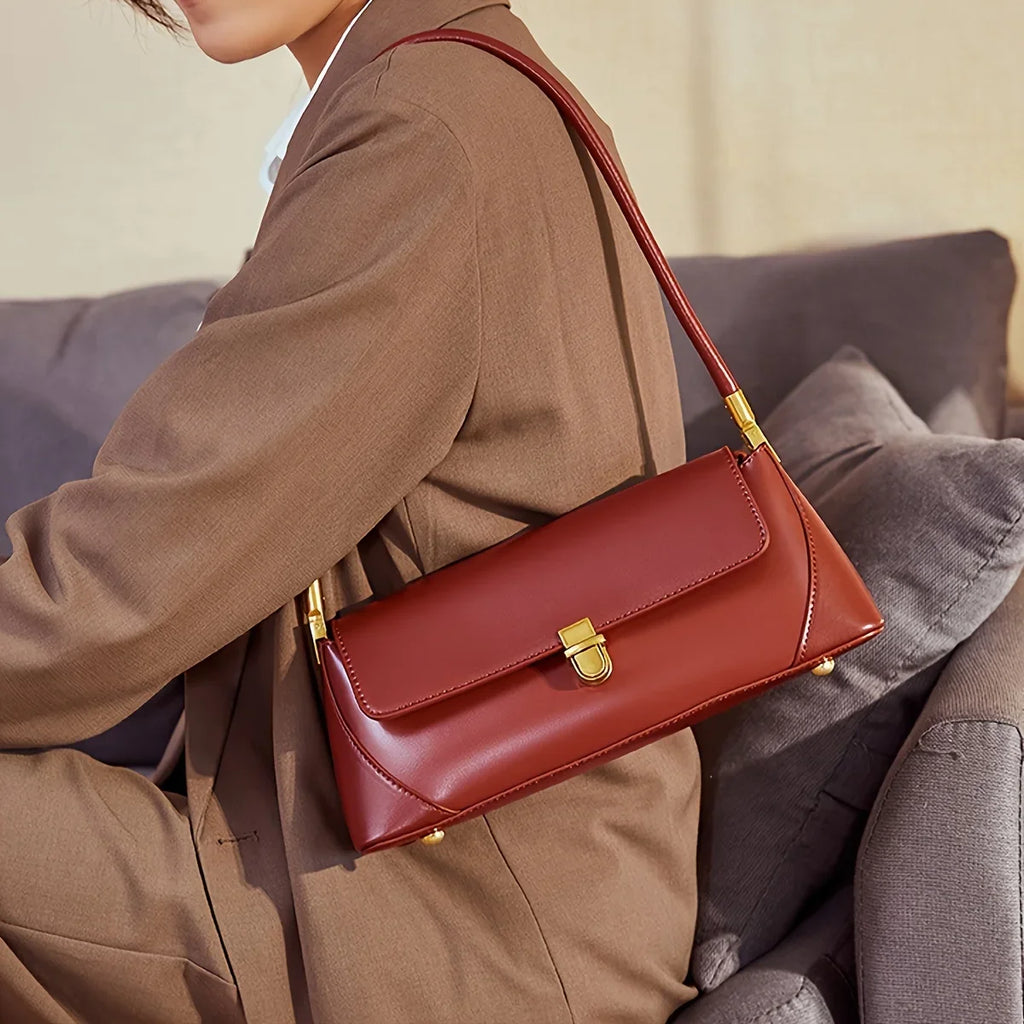PU Baguette Underarm Shoulder Bag