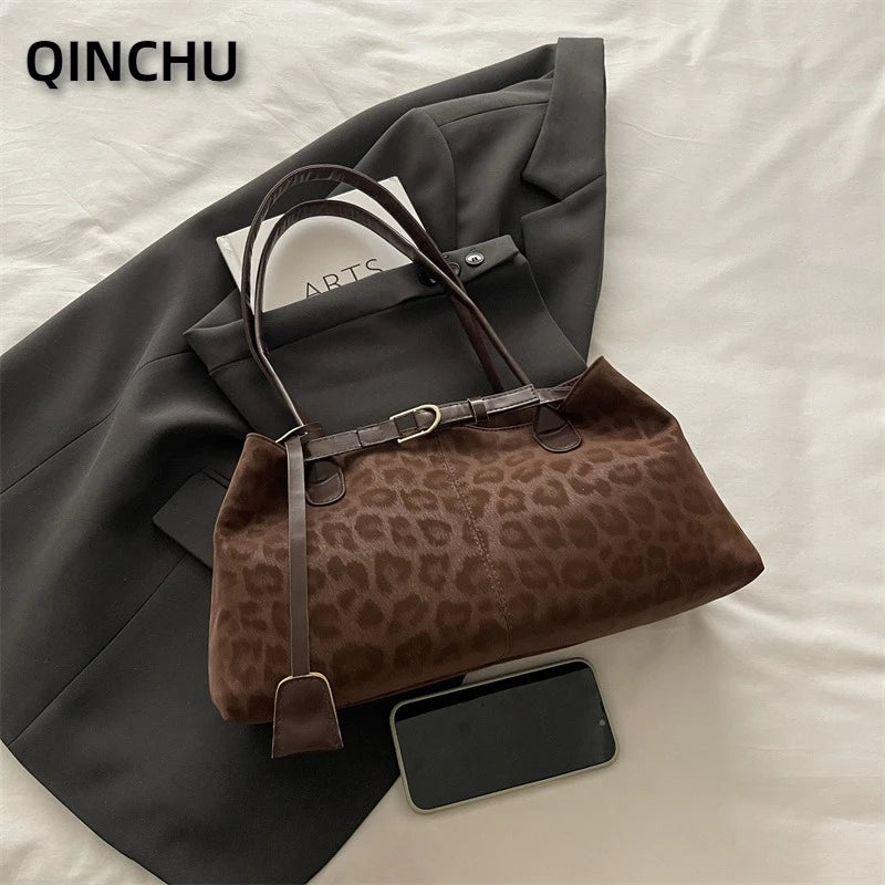 Leopard Print Shoulder Bag