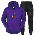 Men's Autumn Pullover Hoodie & Warm Pants Set