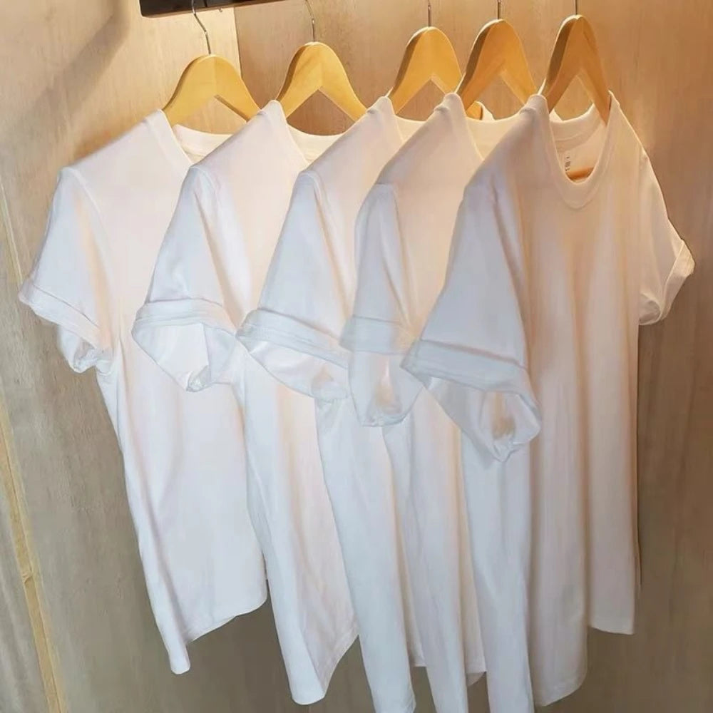 2-Pack Cotton Couple T-Shirts | Unisex Short Sve Tees