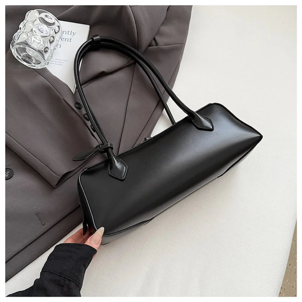 Long-Handle Baguette Retro Shoulder Tote