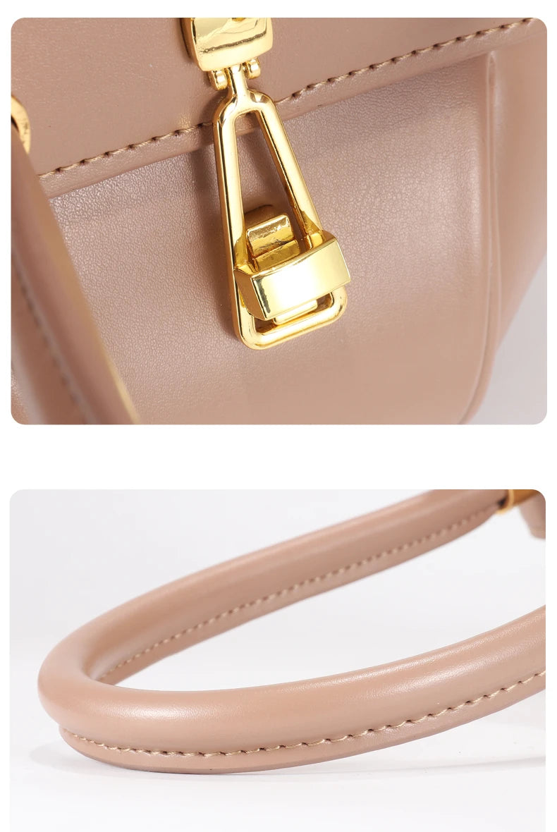 Hifashion Cowhide Mini Cloud Dumpling Evening Clutch