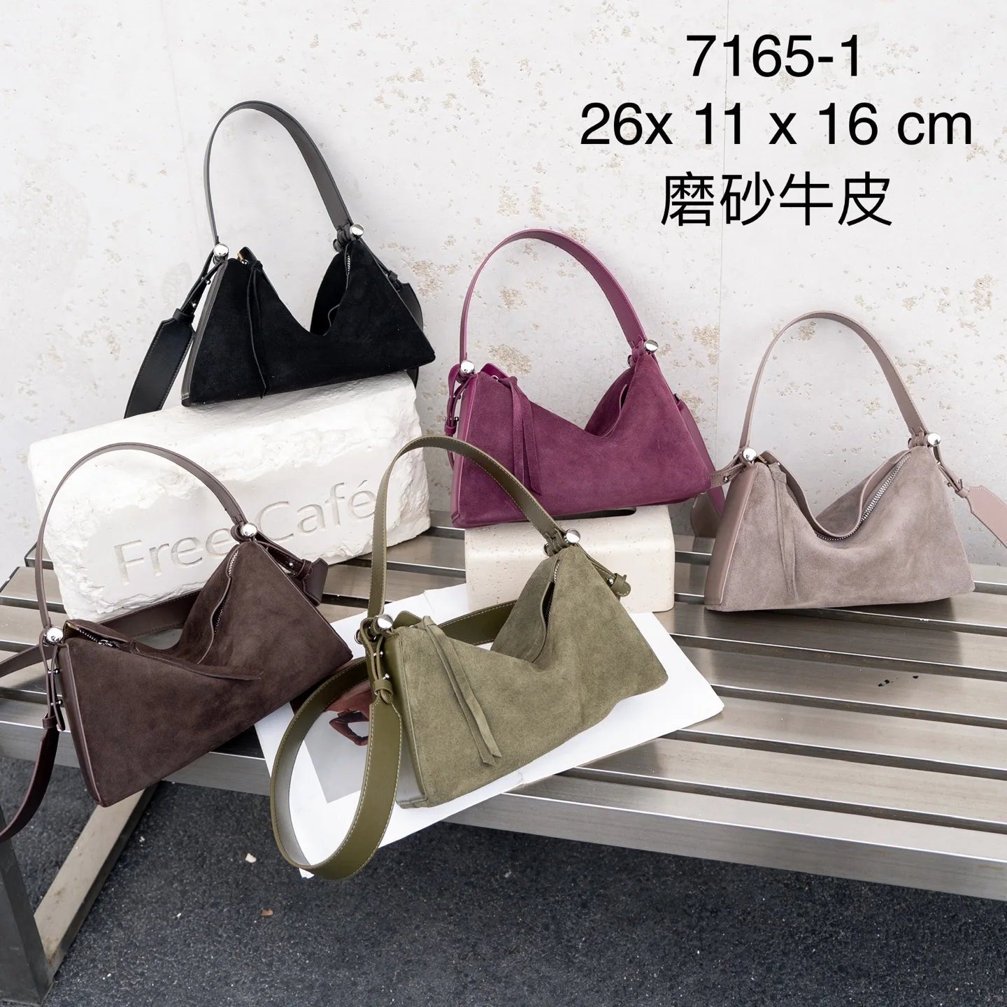 Niche Luxury Cowhide Wide Strap Large Capacity Shoulder Bag - Nitamoje