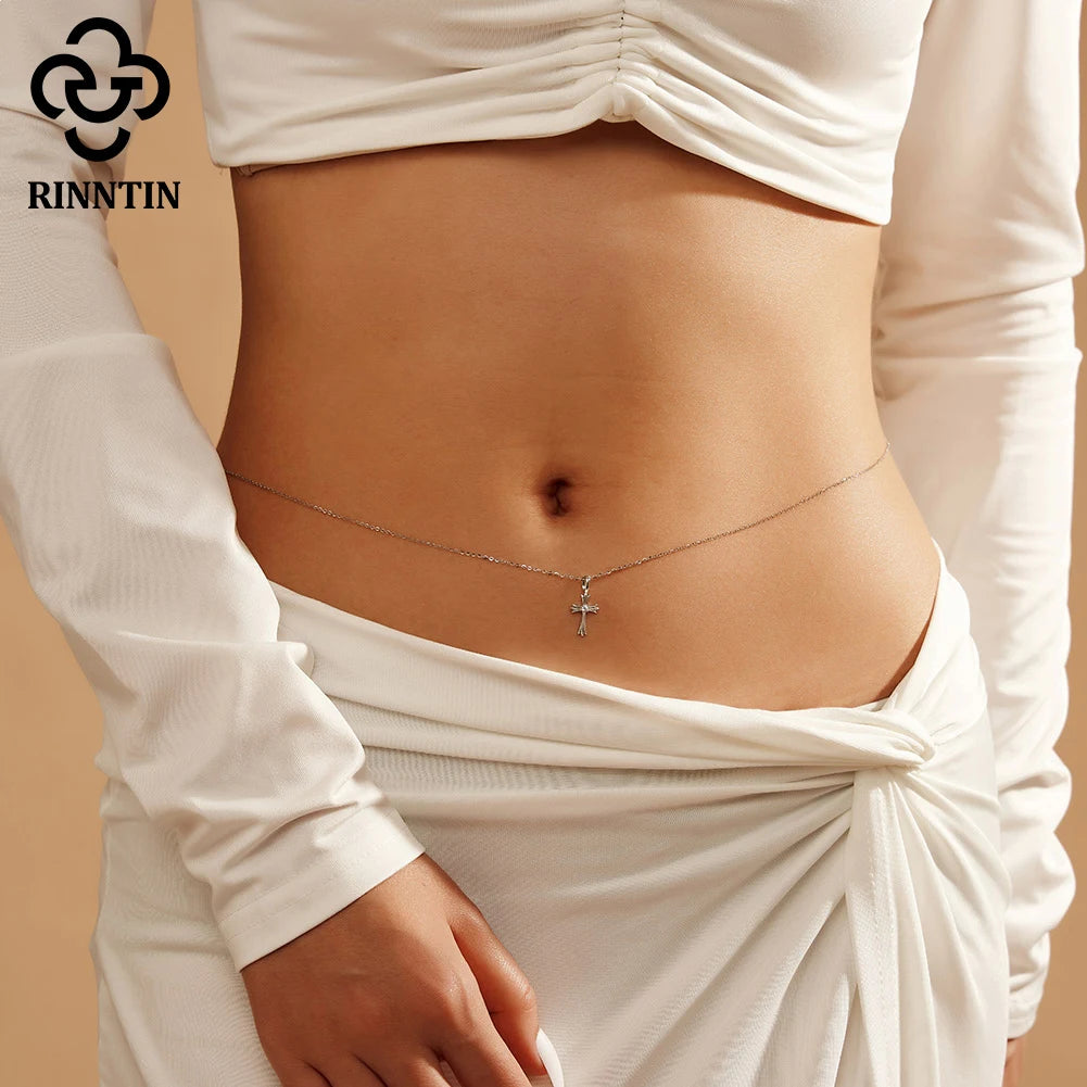 Cross Pendant Waist Chain