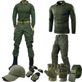 Men's Green Tactical Cargo Set