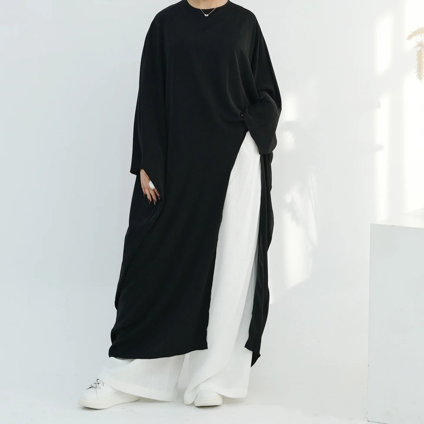 Elegant Irregular Muflattering Maxi Blouse