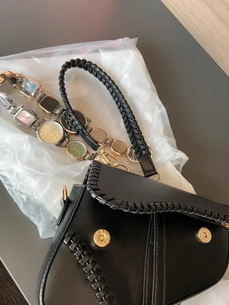 Designer Luxury Saddle Bag