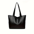 Vintage Ladies Bag Large Capacity Handbag , Vintage Plain Shoulder Bag , Ladies Commuter Casual Handbag - Nitamoje