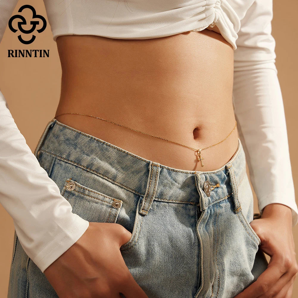 Cross Pendant Waist Chain