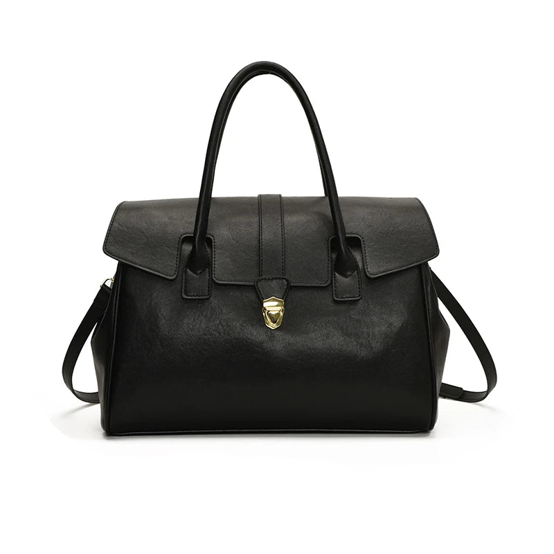 Luxury Large Capacity Boston Shoulder Bag