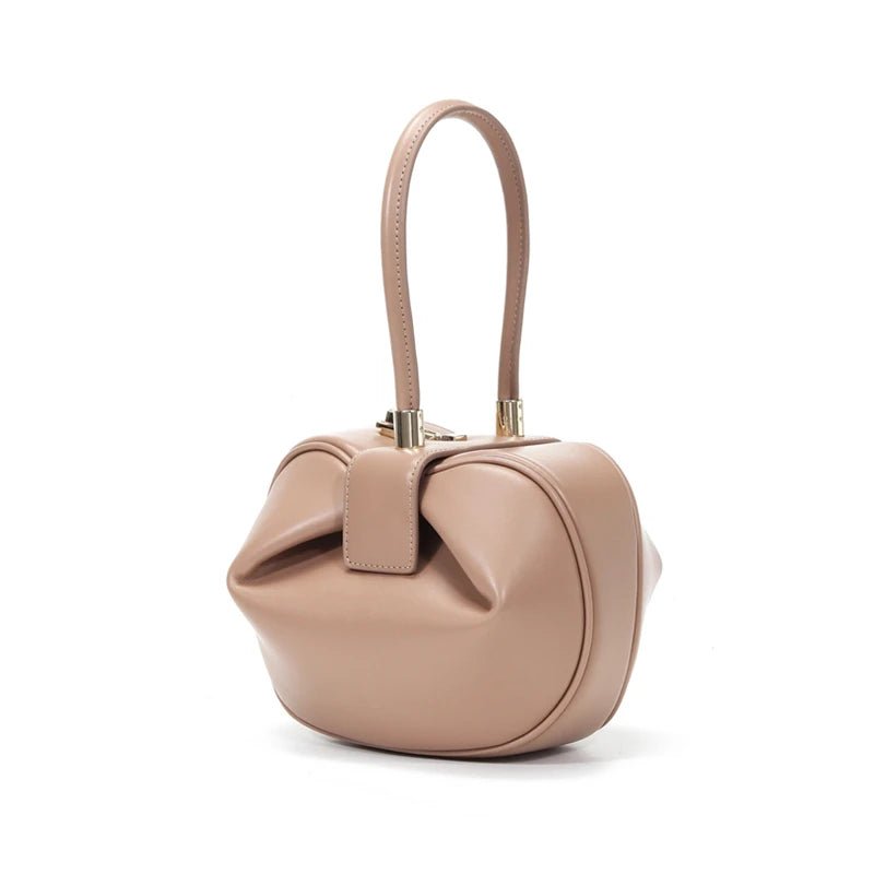 Hifashion Cowhide Mini Cloud Dumpling Evening Clutch - Nitamoje