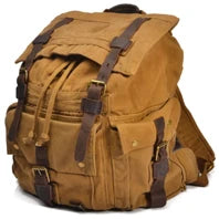Vintage Crazy Horse Leather Duffle Bag