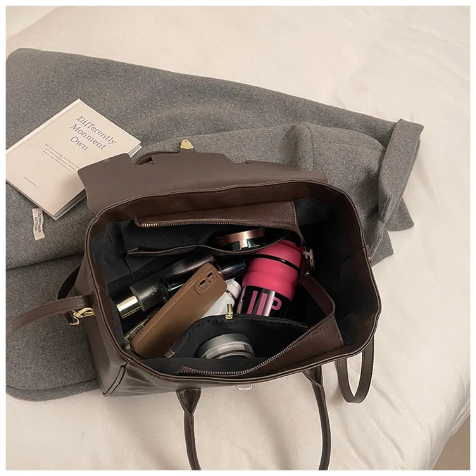 Luxury Large Capacity Boston Shoulder Bag