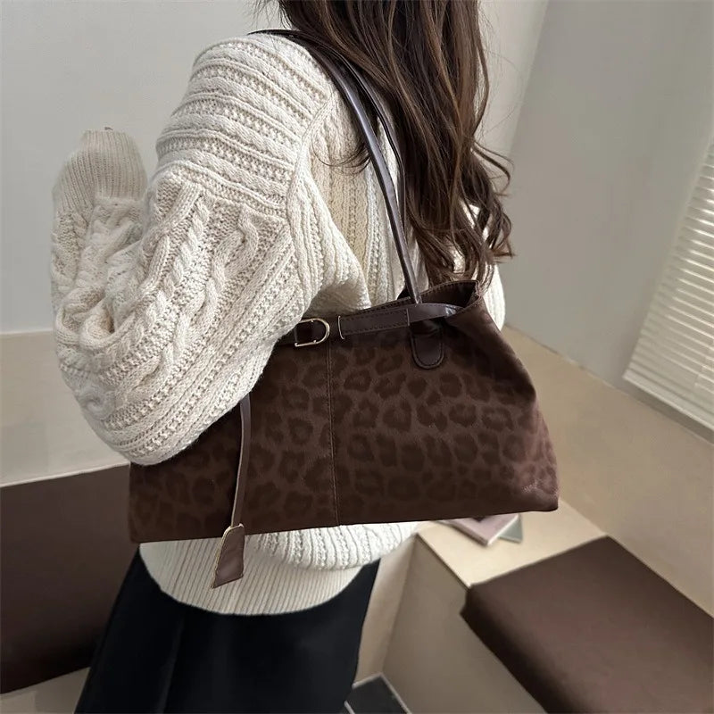 Leopard Print Shoulder Bag