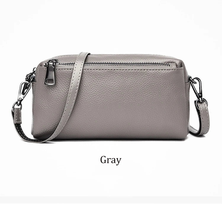 Genuine Cowhide Leather Shoulder Bag