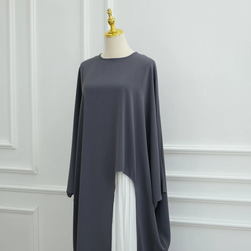 Elegant Irregular Muflattering Maxi Blouse